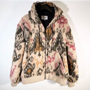 Carhartt WIP OG Active Liner Jacket XL — Baru Jacquard Pattern Fleece Hoodie
